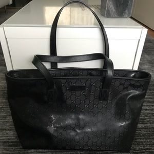Gucci Impremé Black tote